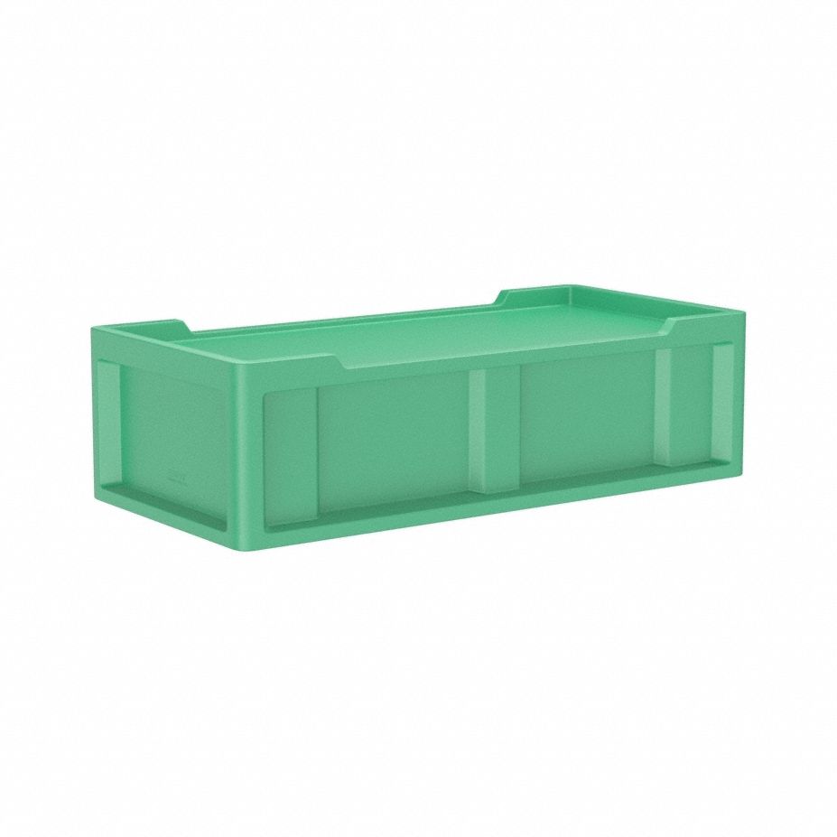 Correctional Bed: Green, 86 in Overall Lg, 42 in Overall Wd, 24 in Overall Ht, Polyethylene