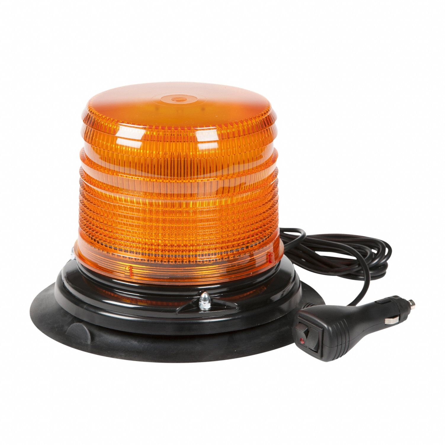 Flashing Beacon: Flashing Beacon, Amber, 8 1/16 in Overall Wd, 5 3/4 in Overall Ht, LED