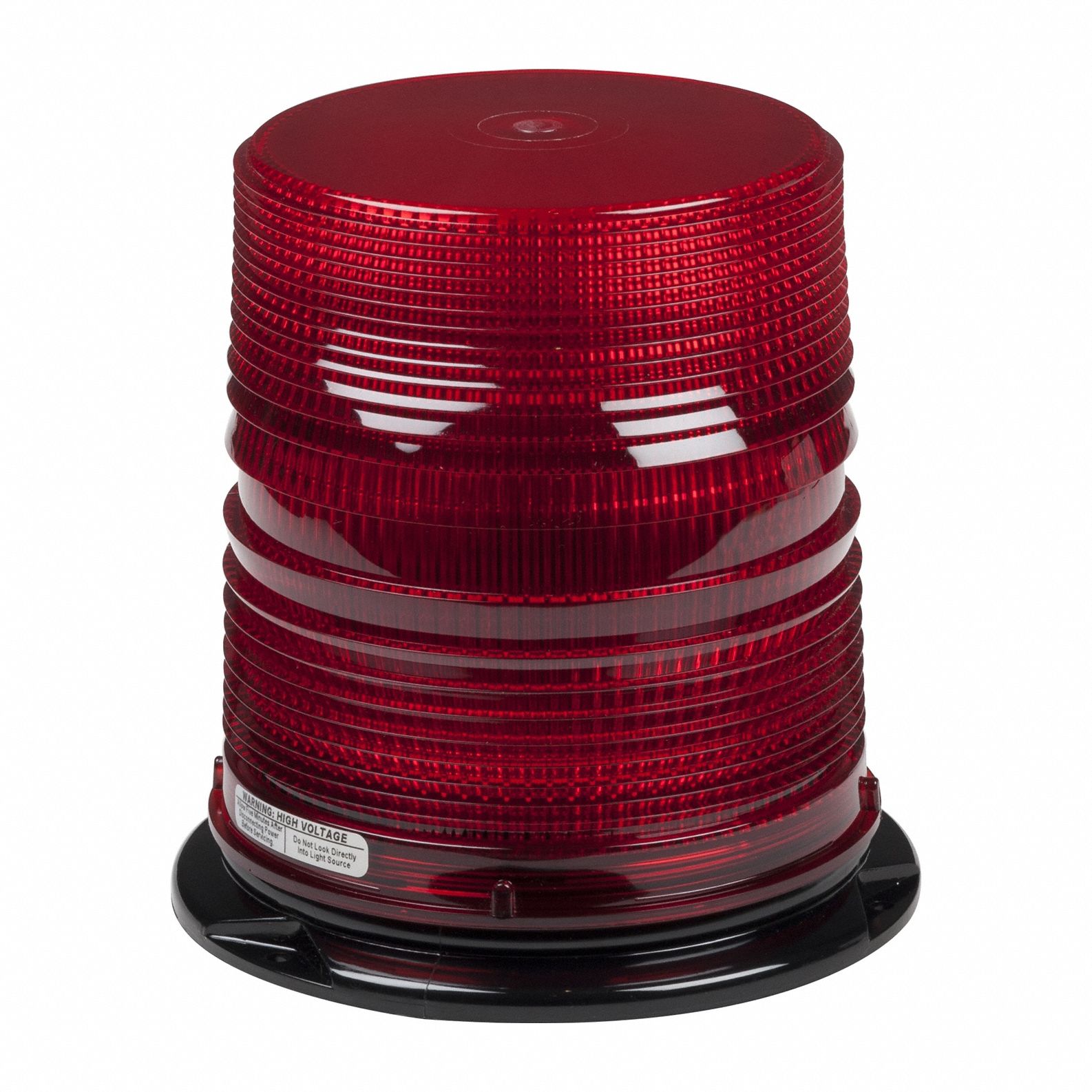 Flashing Beacon: Flashing Beacon, Red, 6 3/8 in Overall Wd, 6 11/16 in Overall Ht, LED