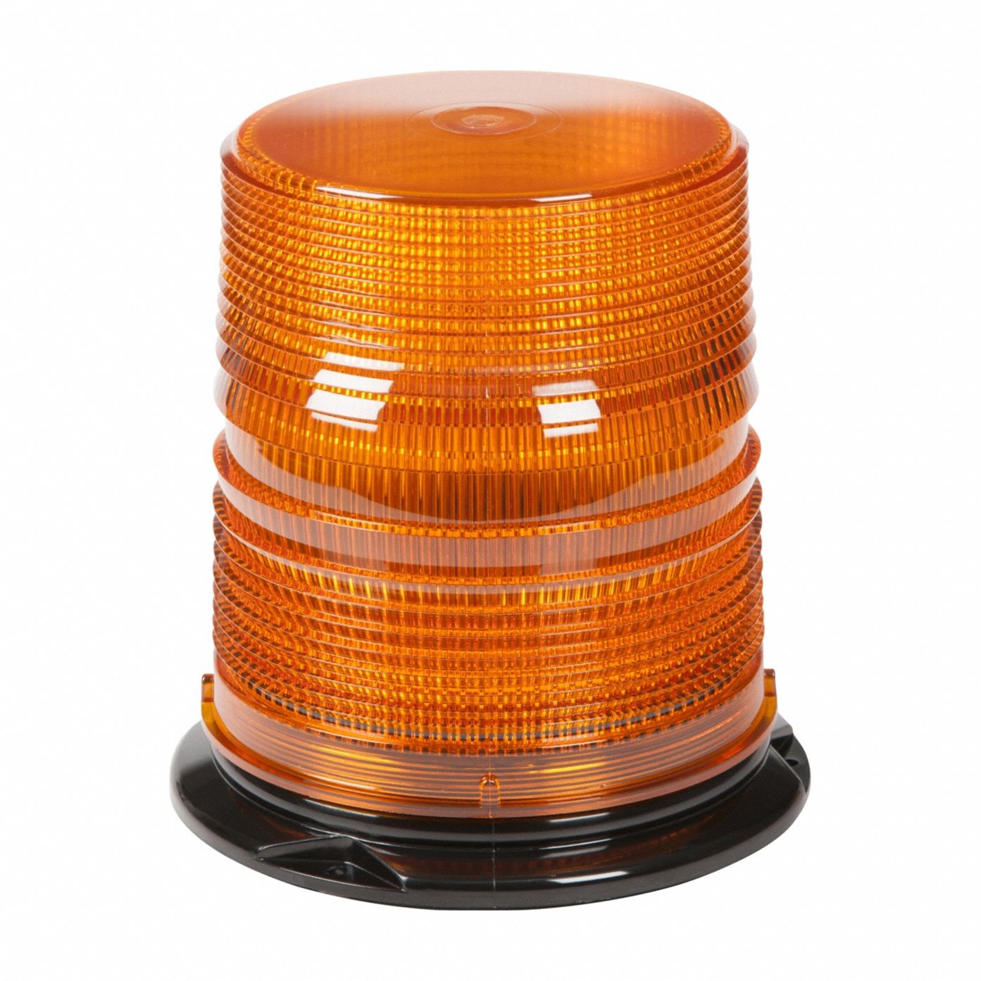 Flashing Beacon: Flashing Beacon, Amber, 6 3/8 in Overall Wd, 6 11/16 in Overall Ht, LED