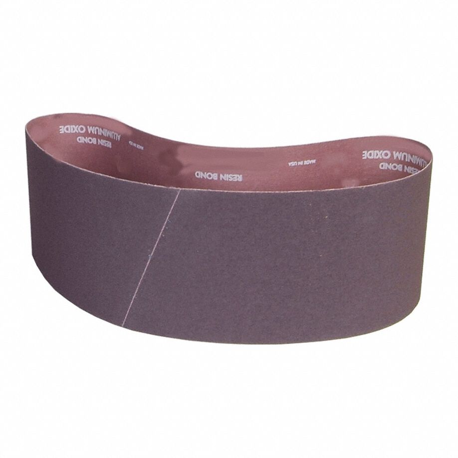 Sanding Belt: 6 in W x 48 in L, Aluminum Oxide, 100 Grit, X Wt Cotton Backing, R228 Metalite