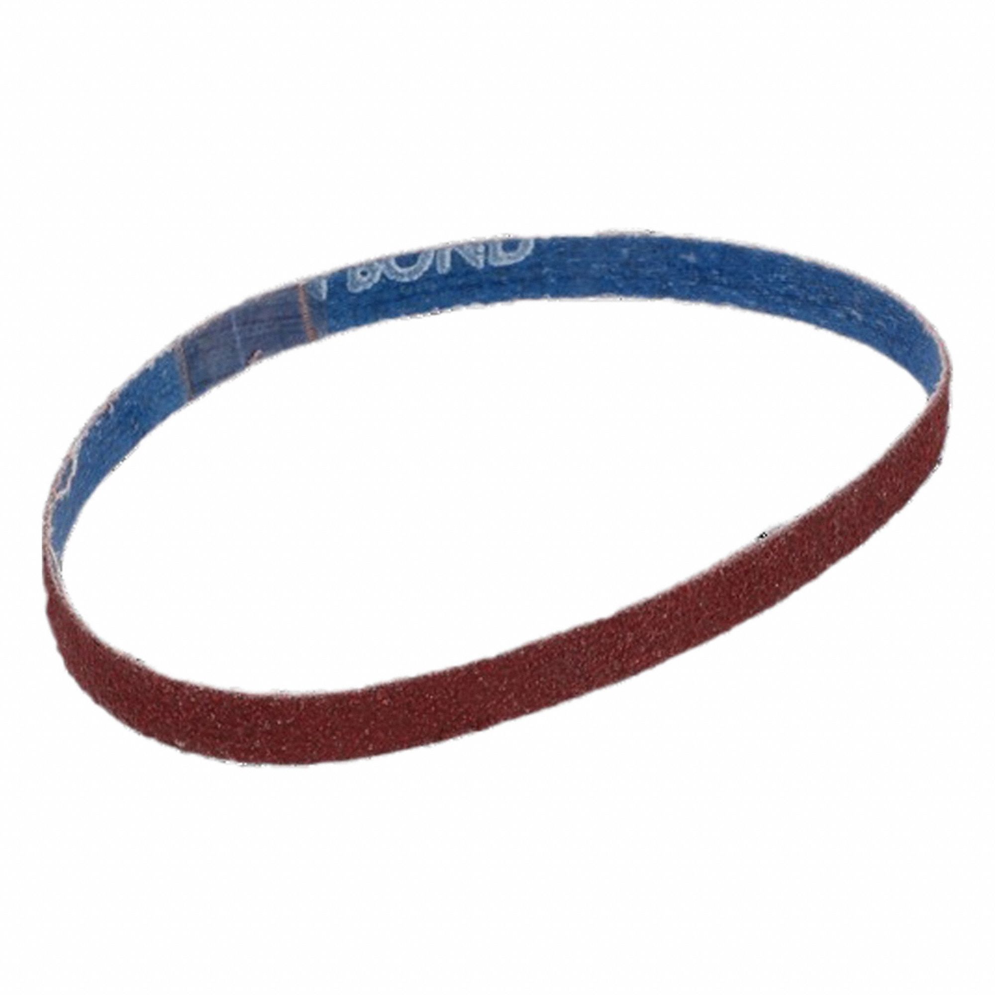 Sanding Belt, 3/8" W, 13" L, Coated, 60 Grit