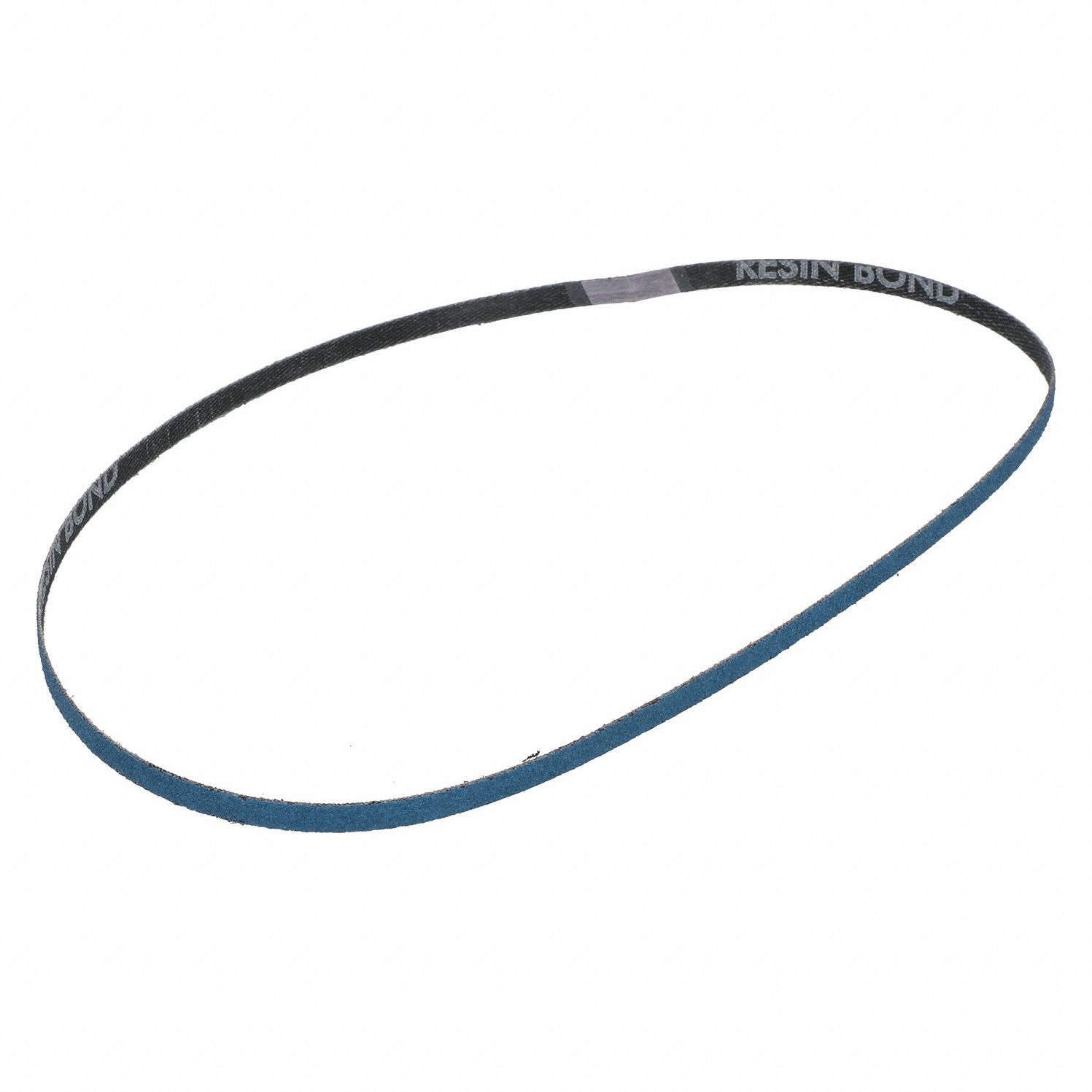 Sanding Belt: 1/4 in W x 24 in L, Zirconia Alumina, 80 Grit, X Wt Polyester Backing