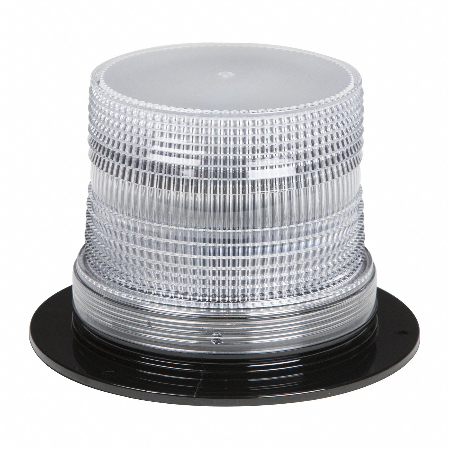 Flashing Beacon: Flashing Beacon, White, 5 1/8 in Overall Wd, 3 1/2 in Overall Ht, LED, 12/72V