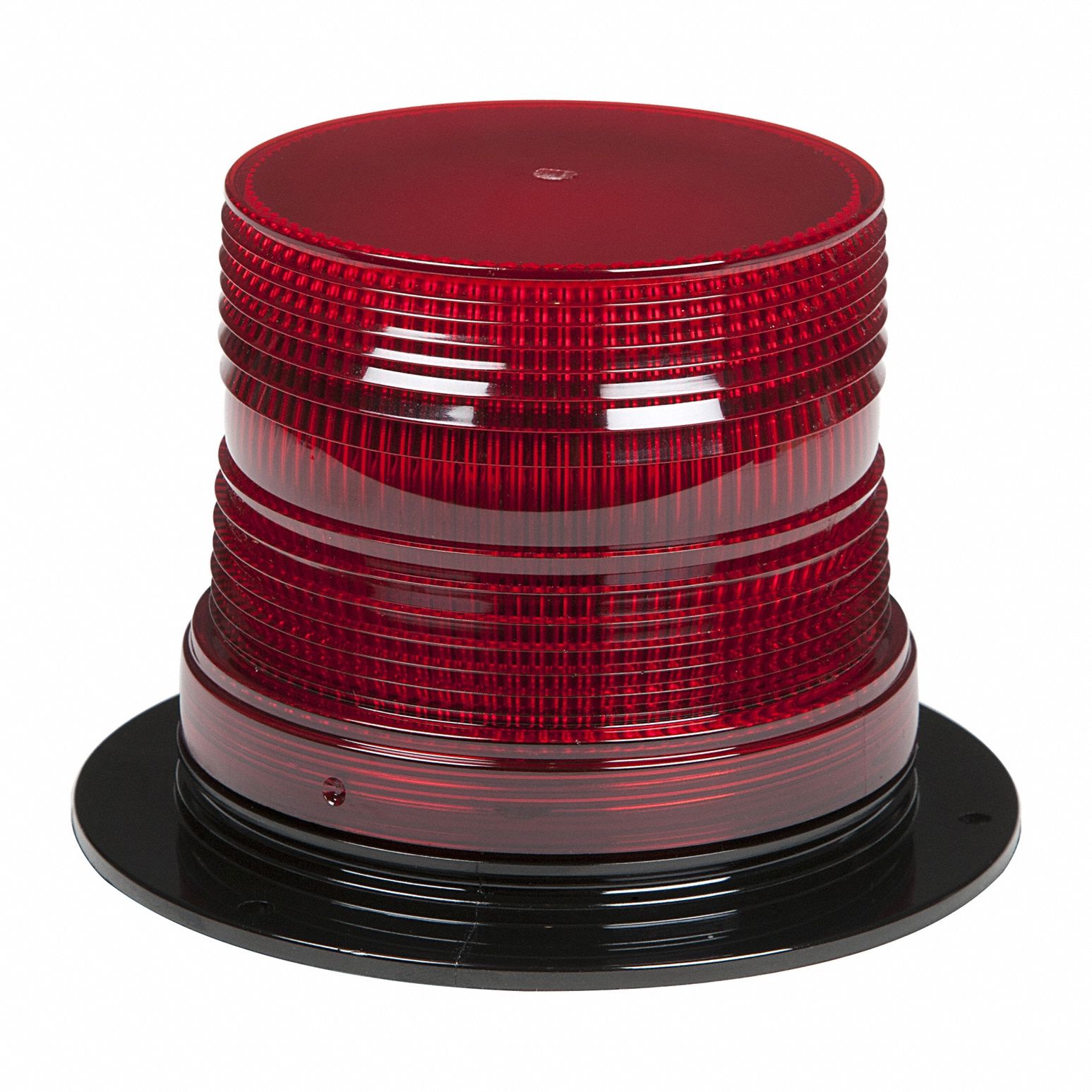 Flashing Beacon: Flashing Beacon, Red, 5 1/8 in Overall Wd, 3 1/2 in Overall Ht, LED, 12/72V