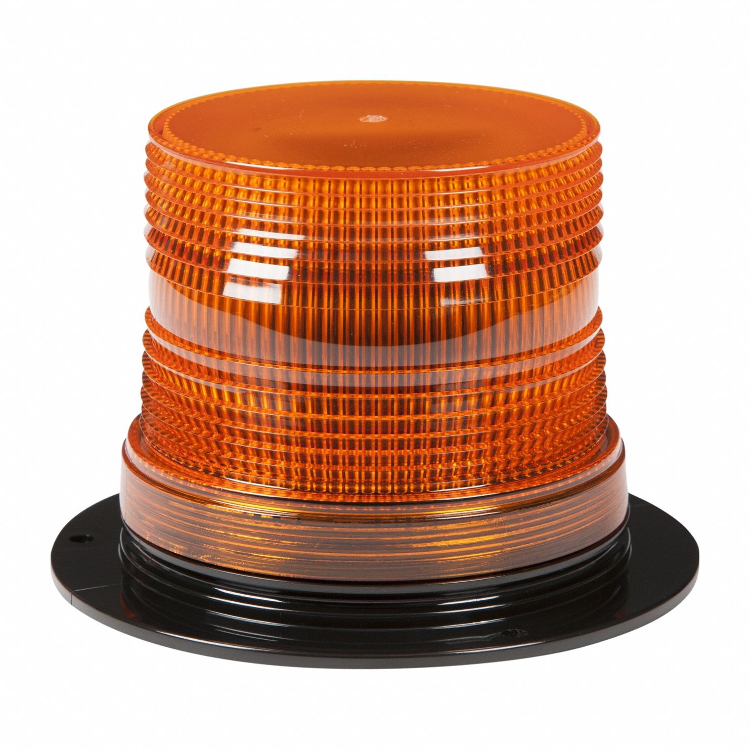 Flashing Beacon: Flashing Beacon, Amber, 5 1/8 in Overall Wd, 3 1/2 in Overall Ht, LED, 12/72V