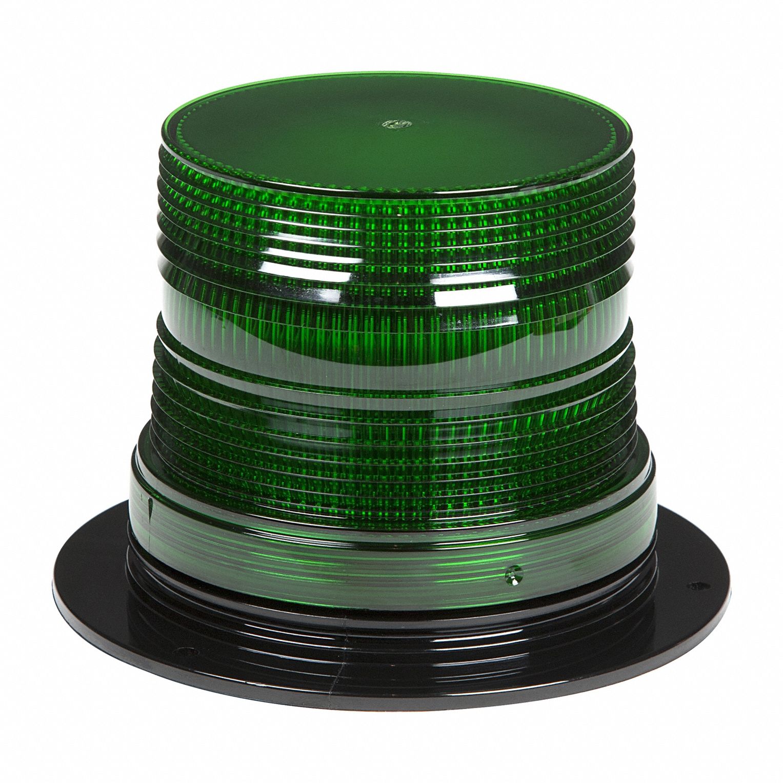 Flashing Beacon: Flashing Beacon, Green, 5 1/8 in Overall Wd, 3 1/2 in Overall Ht, LED, 12/72V