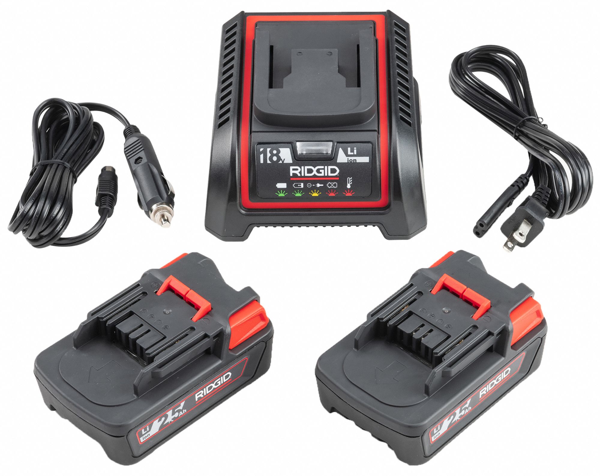 RIDGID 18V RIDGID Battery and Charger Kit 780AX1 66013 Grainger