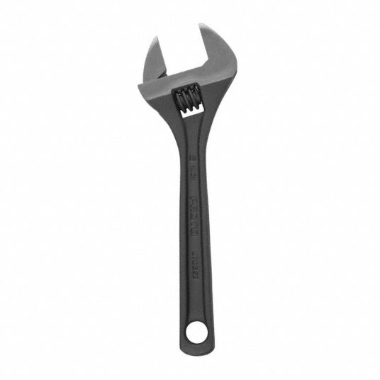 PROTO, Alloy Steel, Black Oxide, Adjustable Wrench - 780AX2