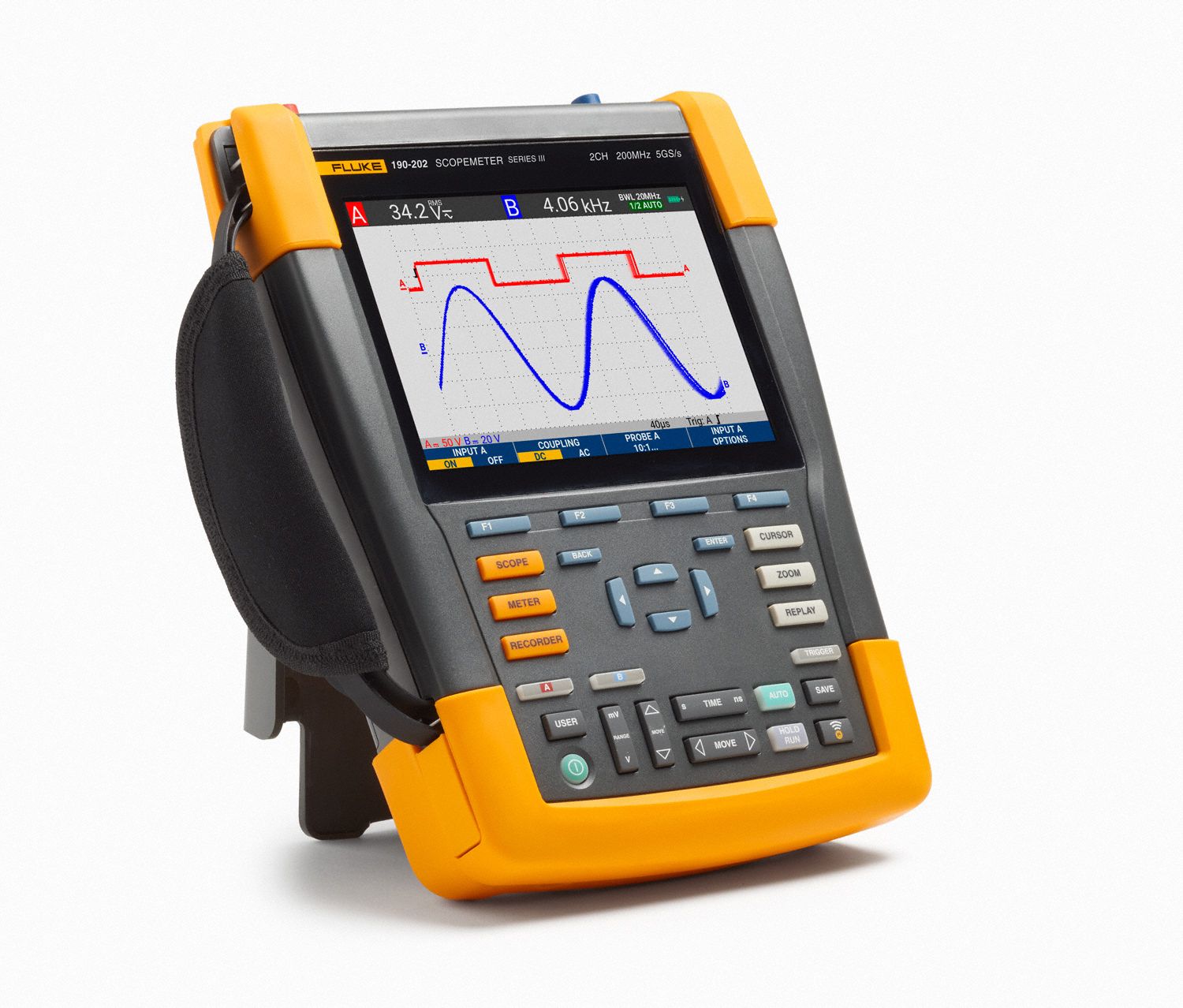 FLUKE, Calibration Certificate, 200 MHz Bandwidth, Digital Oscilloscope