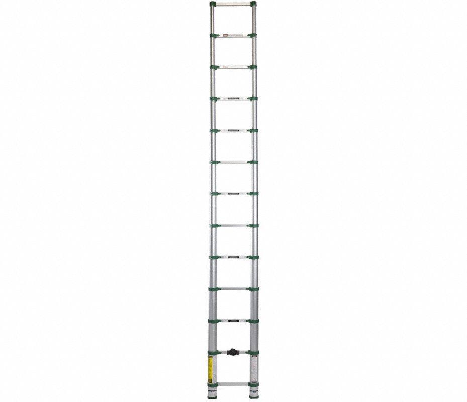  Escaleras telescópicas ligeras de 8.5 pies, 9.5 pies, 10.5  pies, 12.5 pies, 13.5 pies, 14.5 pies de largo, escalera de aluminio  portátil de retracción con 2 ganchos, escalera de escalada para