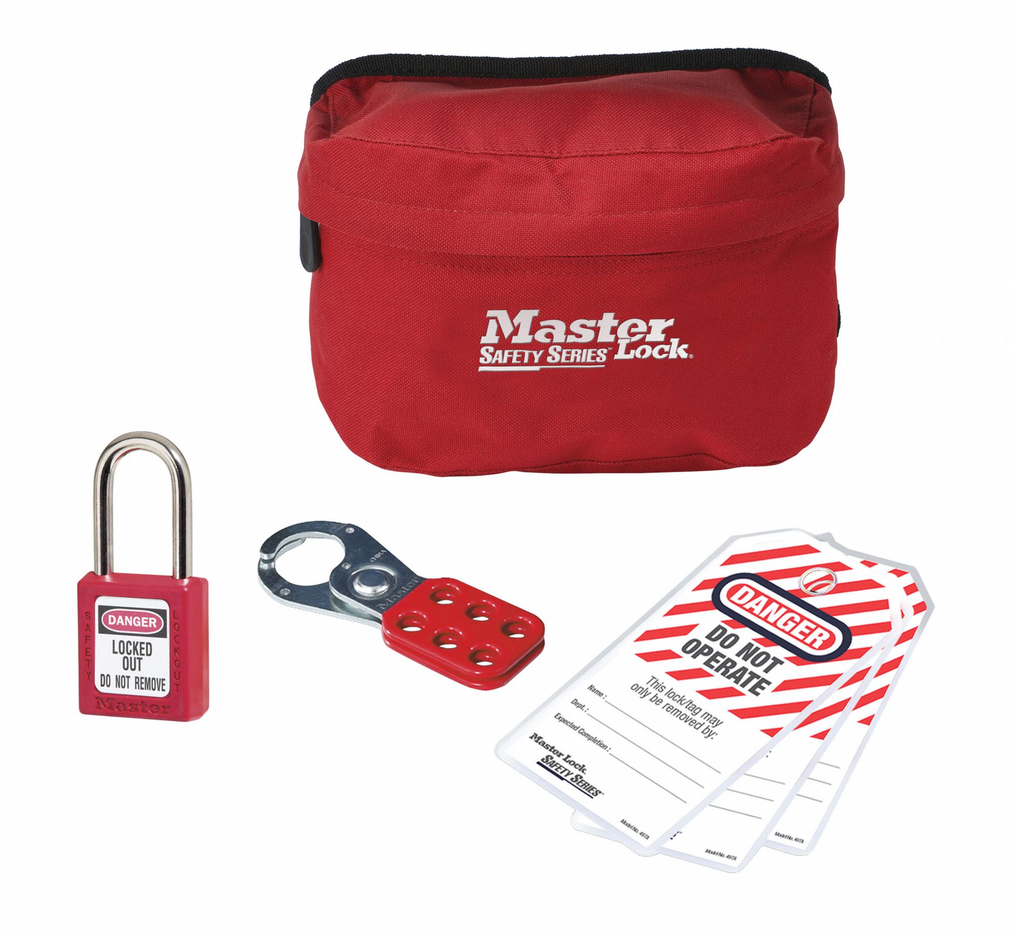 MASTER LOCK, Gen, Keyed Different Padlocks, Personal Lockout Kit with