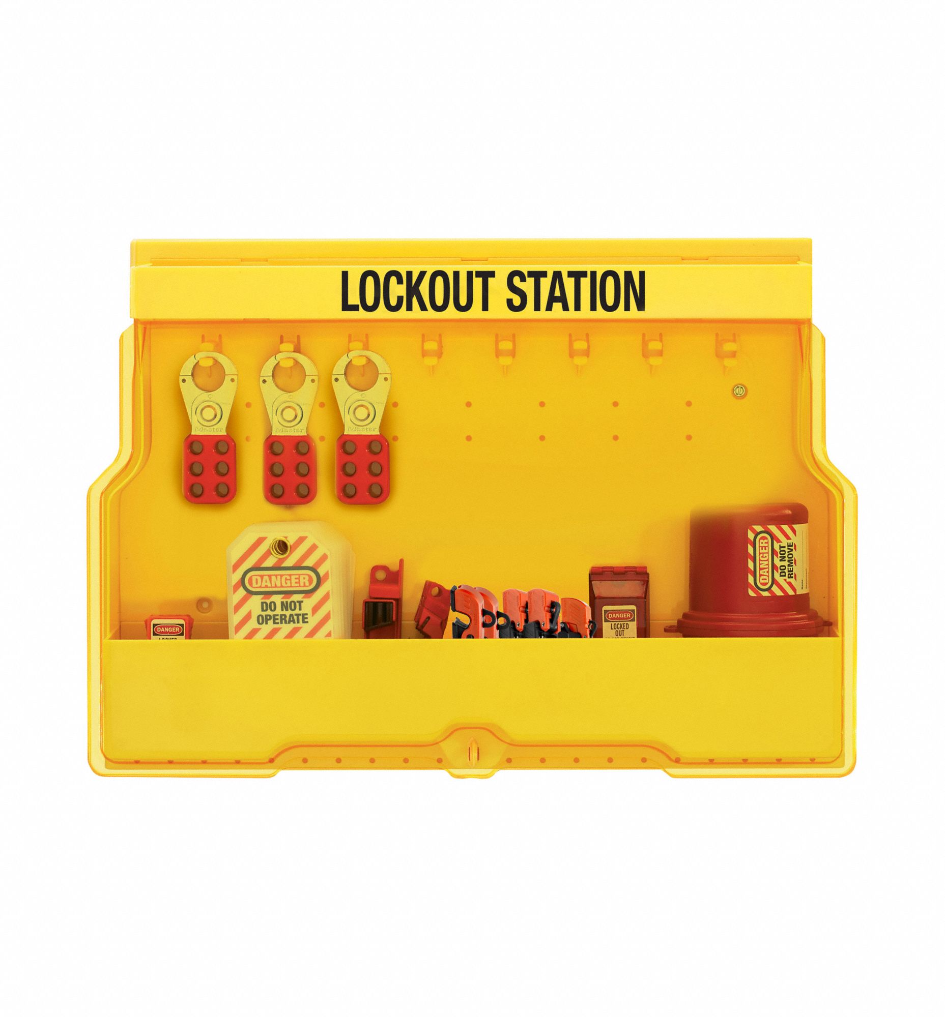 Lockout Station: 14 Components Included, Electrical, Lockout Station