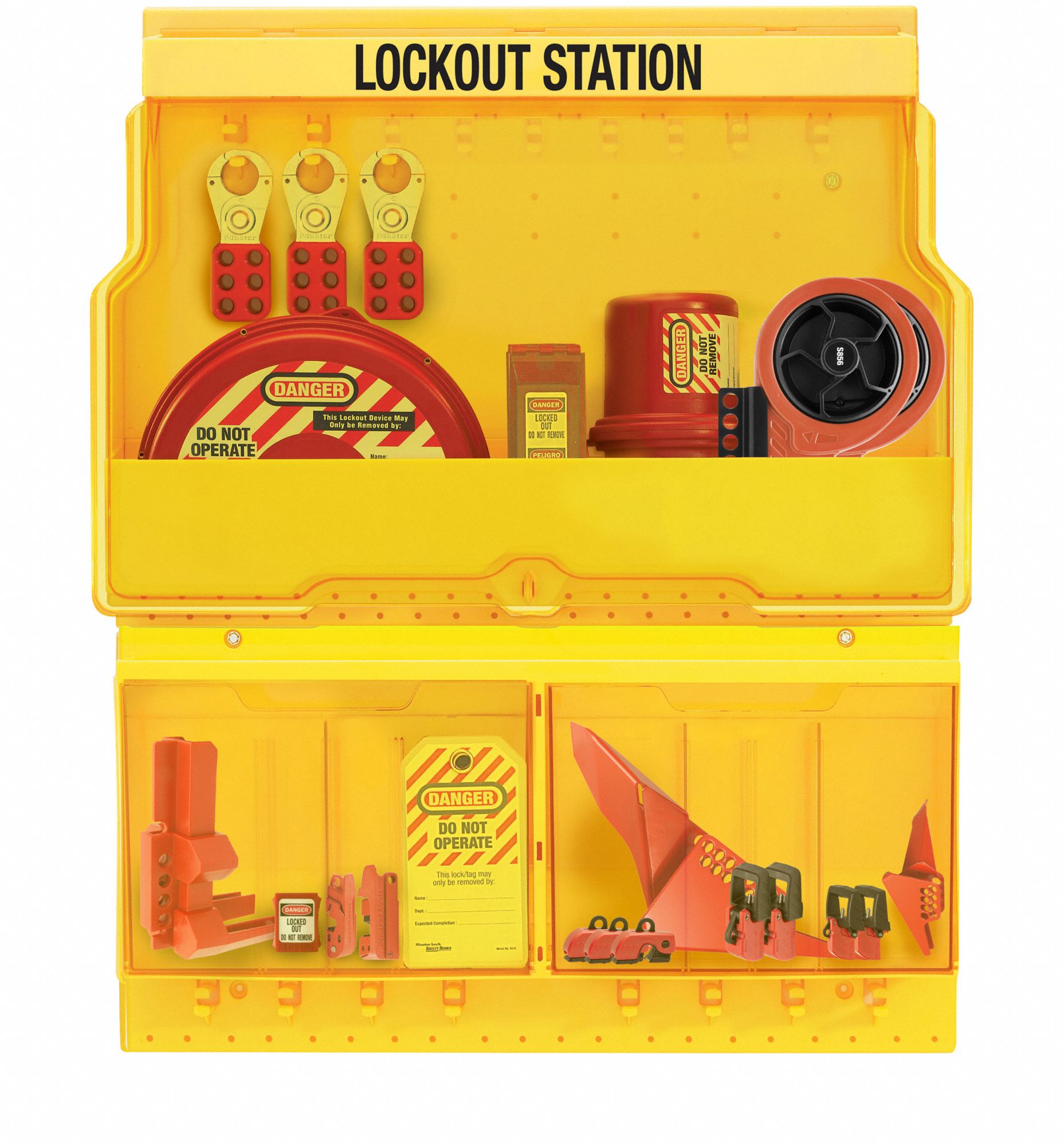 Lockout Station: 24 Components Included, Electrical/Valve, Lockout Station