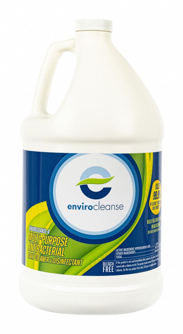 Envirocleanse-A gallon: Jug, 1 gal Container Size, Ready to Use, Liquid, Unscented