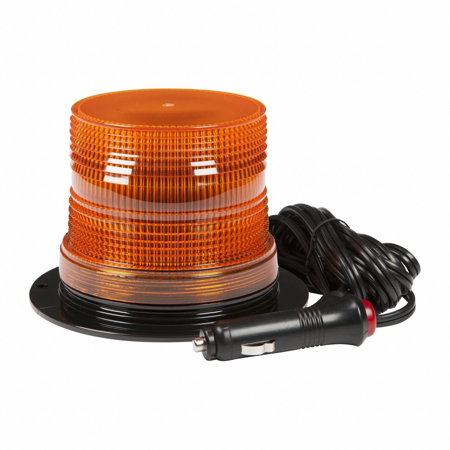 Flashing Beacon: Flashing Beacon, Amber, 5 1/8 in Overall Wd, 3 13/16 in Overall Ht, LED