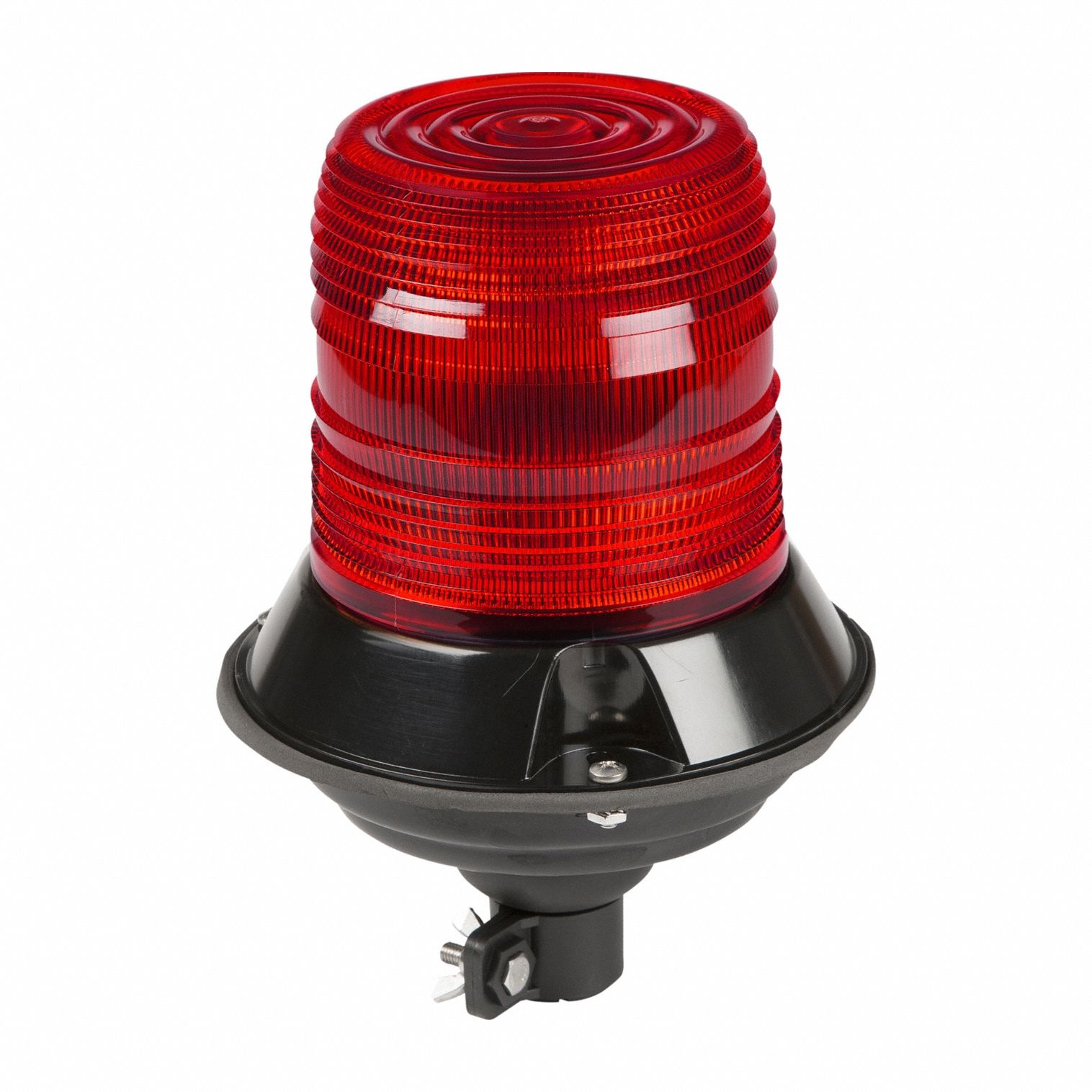 Flashing Beacon: Flashing Beacon, Red, 6 5/8 in Overall Wd, 9 1/8 in Overall Ht, LED