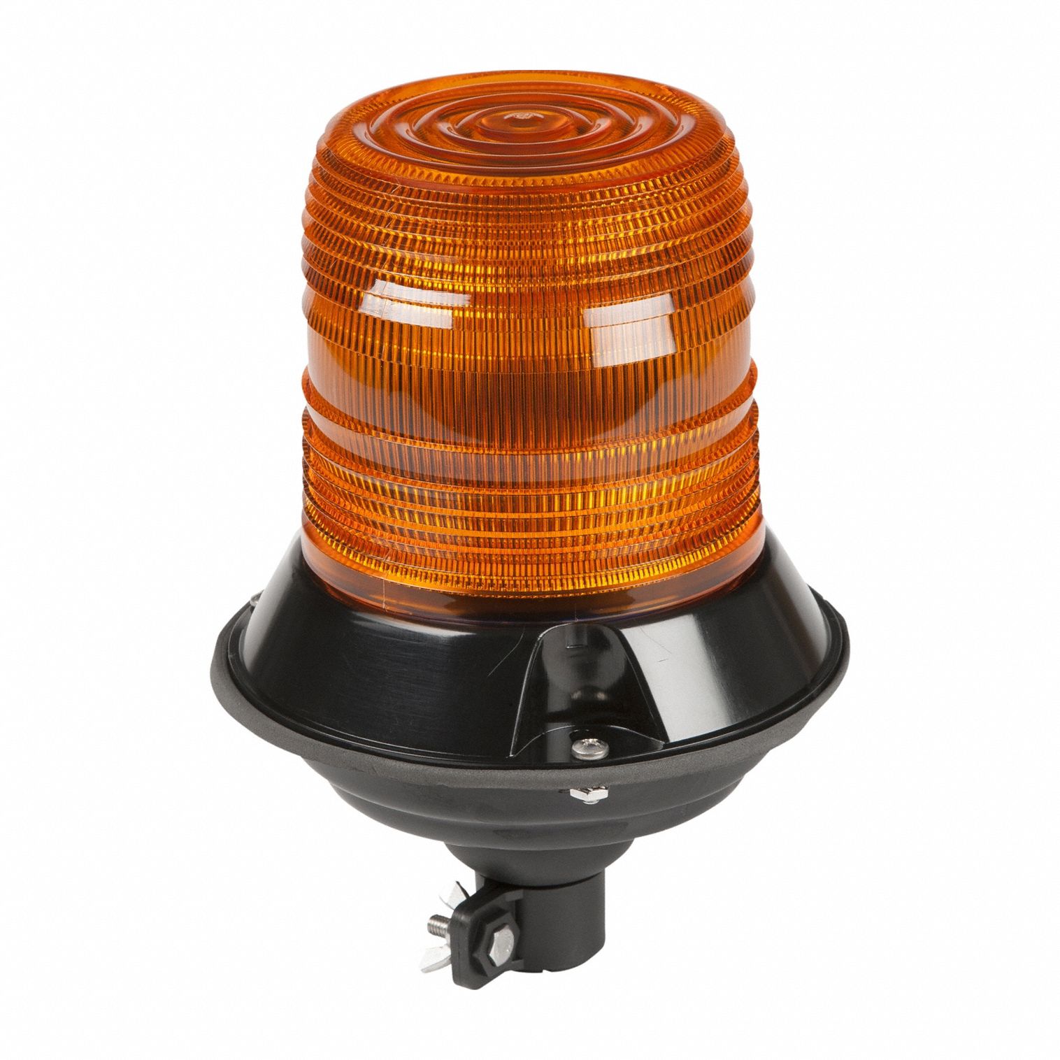 Flashing Beacon: Flashing Beacon, Amber, 6 5/8 in Overall Wd, 9 1/8 in Overall Ht, LED