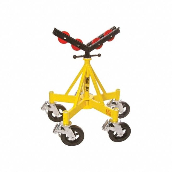 Roller Head Pipe Stand 36 In.