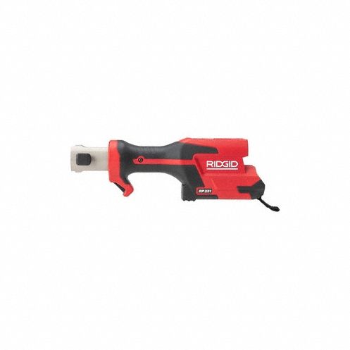 RIDGID Cordless Press Tool Kit: 12V, Compact, Inline, Black Steel/Copper/PEX/Stainless Steel (MPN 78238). Key specifications — attr518742: RP 251; attr525712: RLS 1/4 in, 3/8 in, 1/2 in, 5/8 in, 3/4 in, 7/8 in, 1-1/8 in, 1-3/8 in; attr518712: (2) Batteries.