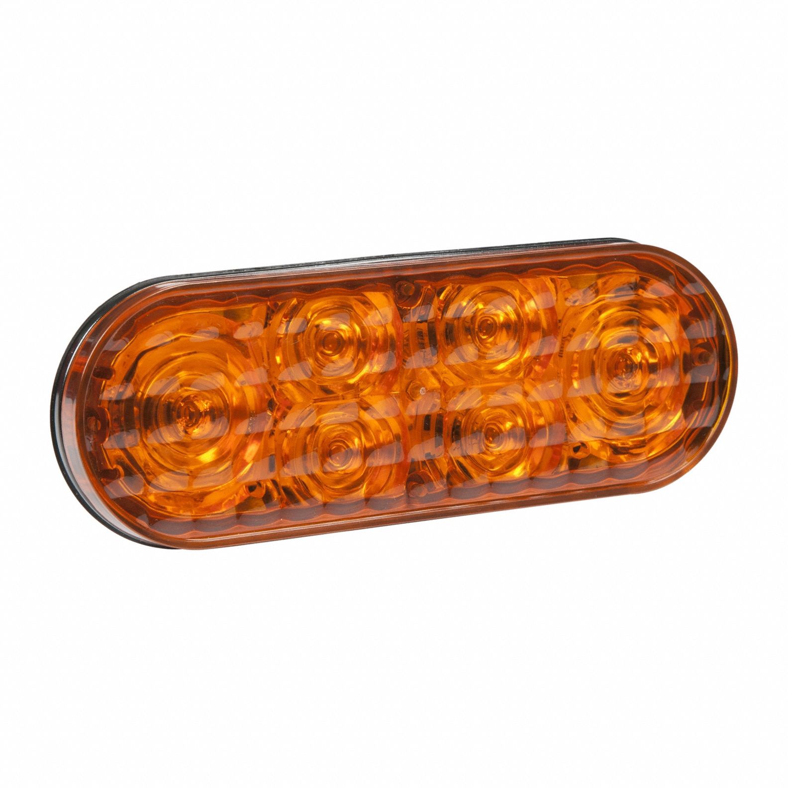 Strobe Light: Strobe, Amber/Blue, 2 5/16 in Overall Wd, 11/16 in Overall Ht, LED, 12 to 24V DC