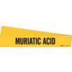 Muriatic Acid Adhesive Pipe Markers