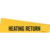 Heating Return Adhesive Pipe Markers