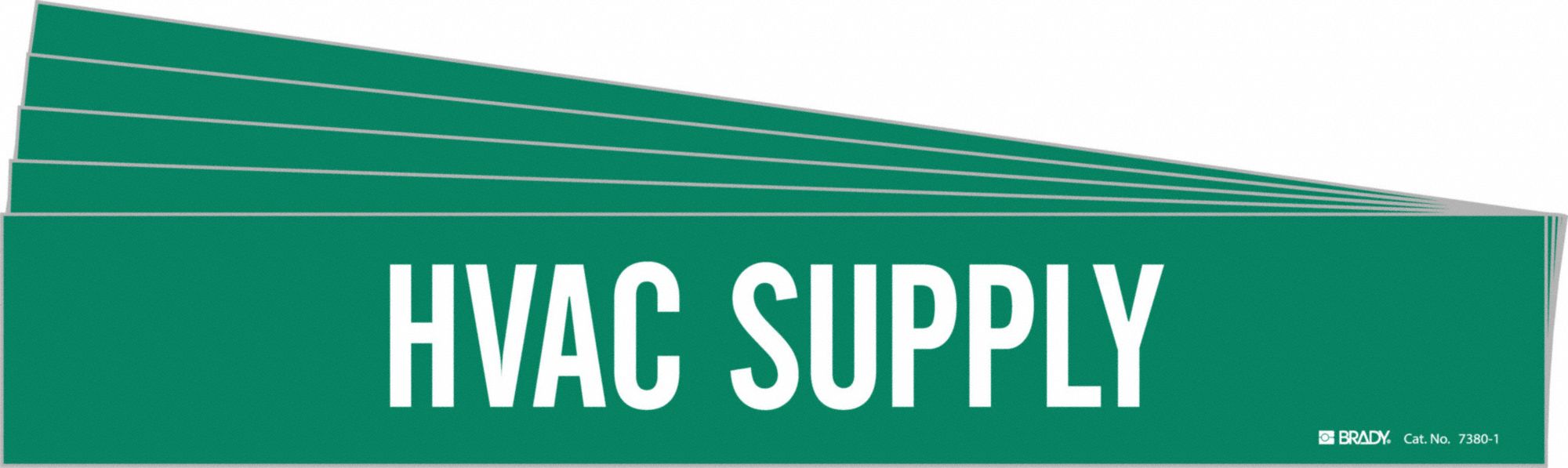 HVAC Supply, Green, Pipe Marker 781W6373801PK Grainger