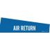 Air Return Adhesive Pipe Markers