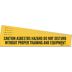 Caution Asbestos Hazard Do Not Disturb Without Proper Training And Equipment Adhesive Pipe Markers