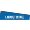 Exhaust Intake Adhesive Pipe Markers