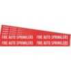 Fire Auto Sprinklers Adhesive Pipe Markers