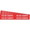 Fire Dry Stand Pipe Adhesive Pipe Markers