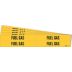 Fuel Gas Adhesive Pipe Markers