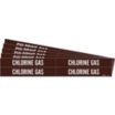 Chlorine Gas Adhesive Pipe Markers