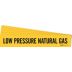 Low Pressure Natural Gas Adhesive Pipe Markers
