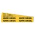High Pressure Gas Adhesive Pipe Markers