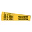 Fuel Oil Return Adhesive Pipe Markers