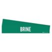 Brine Adhesive Pipe Markers