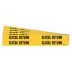 Glycol Return Adhesive Pipe Markers