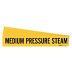 Medium Pressure Steam Adhesive Pipe Markers