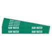Raw Water Adhesive Pipe Markers