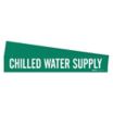 Chilled Water Supply Adhesive Pipe Markers