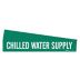 Chilled Water Supply Adhesive Pipe Markers