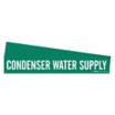Condenser Water Supply Adhesive Pipe Markers