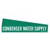 Condenser Water Supply Adhesive Pipe Markers