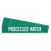 Processed Water Adhesive Pipe Markers