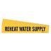 Reheat Water Supply Adhesive Pipe Markers