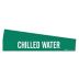 Chilled Water Adhesive Pipe Markers