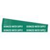 Deionized Water Supply Adhesive Pipe Markers